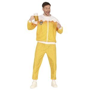 Fiestas Guirca Mens Team Beer Costume Set / Yellow